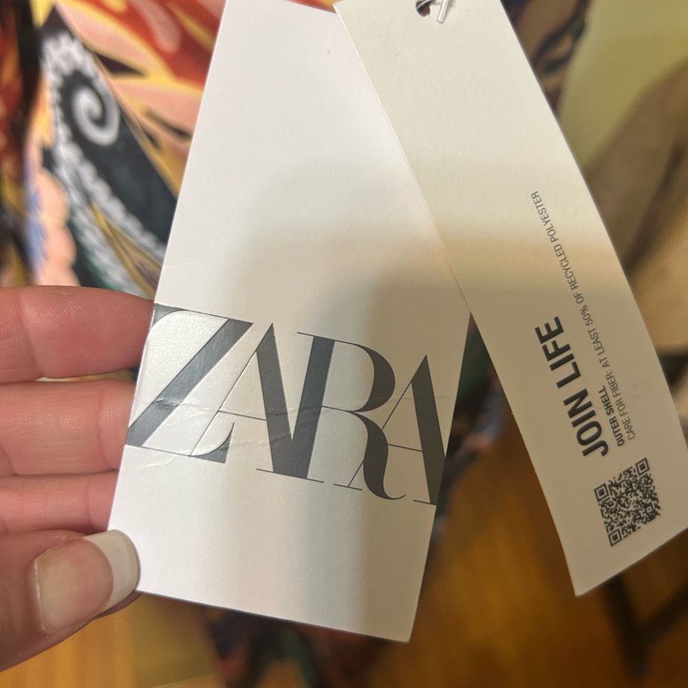 Zara Multicolor One-Shoulder Dress - Picture 7 of 7